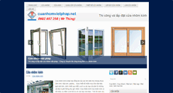 Desktop Screenshot of cuanhomvietphap.net